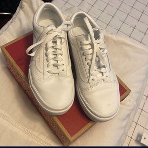 VANS | Old Skool Stacked True White Platform Shoes